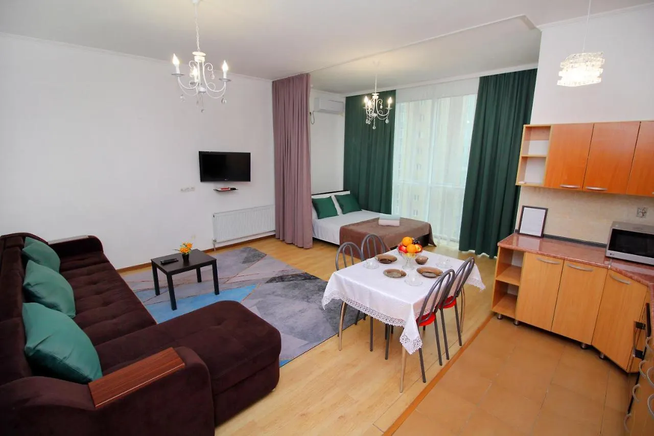 Ferienwohnung Уютные И Комфортные Квартиры В Жк Манхэттен Almaty