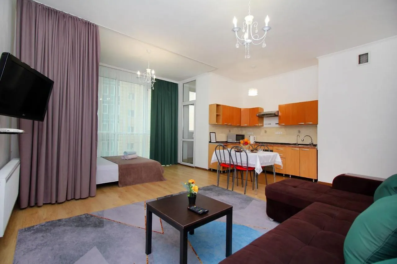 Ferienwohnung Уютные И Комфортные Квартиры В Жк Манхэттен Almaty